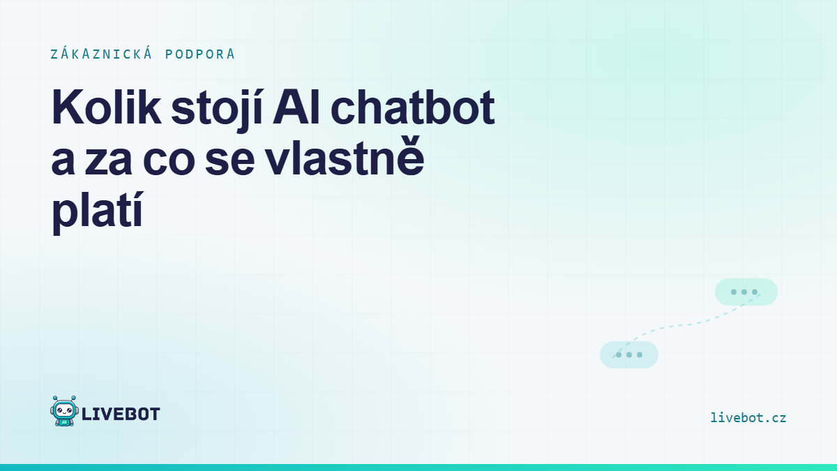 Grafická karta článku o cenách AI chatbotů
